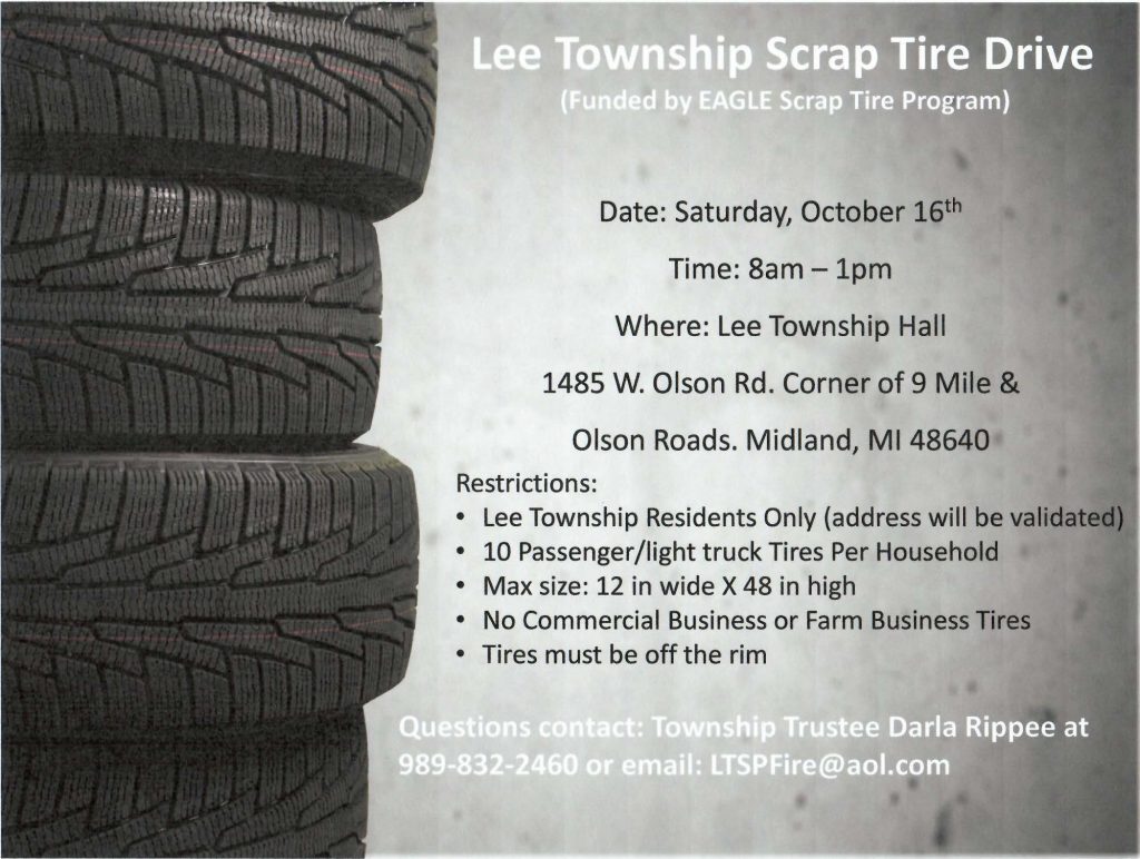Lee Township Scrap Tire Drive